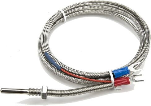 FTARP09 K Type 30mm Probe Length 2m Cable thermocouple Temperature Sensor(PT 1 8) in Kuwait