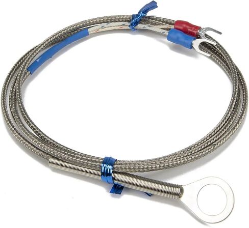 FTARR01 K Type 1m Metal screening Cable 10mm Diameter Hole Ring Head thermocouple Temperature Sensor in Saudi Arabia