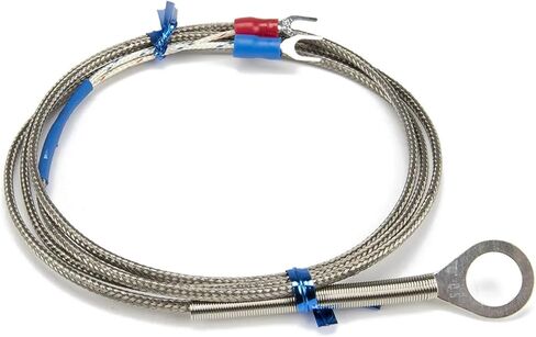 FTARR01 K Type 1m Metal screening Cable 10mm Diameter Hole Ring Head thermocouple Temperature Sensor in Saudi Arabia