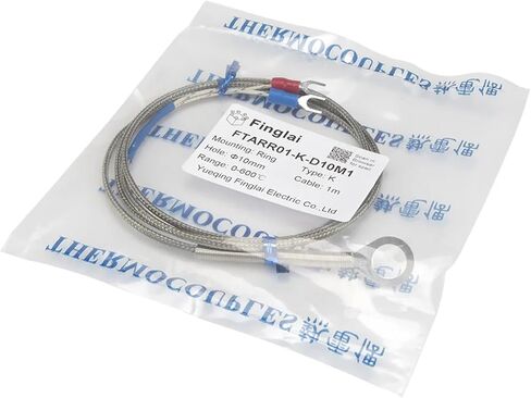 FTARR01 K Type 1m Metal screening Cable 10mm Diameter Hole Ring Head thermocouple Temperature Sensor in Saudi Arabia