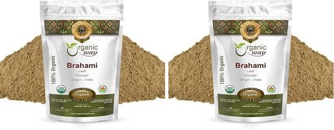 Organic Way Brahmi Leaf Powder (Bacopa Monnieri) - Organic & Kosher Certified | Raw, Vegan, Non GMO & Gluten Free | USDA Certified | Origin - India (1 LBS) in Saudi Arabia
