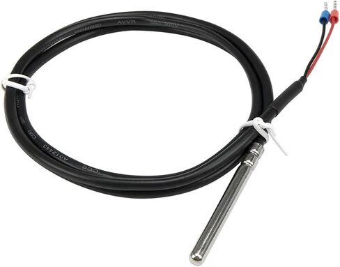 FTARP03 NTC 1m PVC Cable Stainless Steel Waterproof Probe 10K Resistance RTD Temperature Sensor(3950 B 5x50mm Probe) in Saudi Arabia