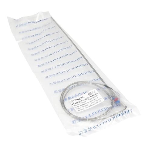 FTARP08 PT100 Type 1m Metal Braided Cable 400mm Flexible Probe sheathed RTD Temperature Sensor Diameter 3mm 4mm 5mm 6mm WZPK-191(B 3mm Diameter) in Saudi Arabia