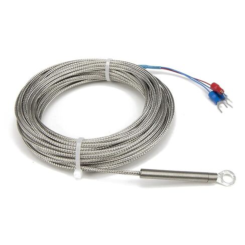 FTARR01 PT100 Type 10m Metal screening Cable 6mm 5mm Diameter Hole Ring Head RTD Temperature Sensor(6mm Hole) in Saudi Arabia