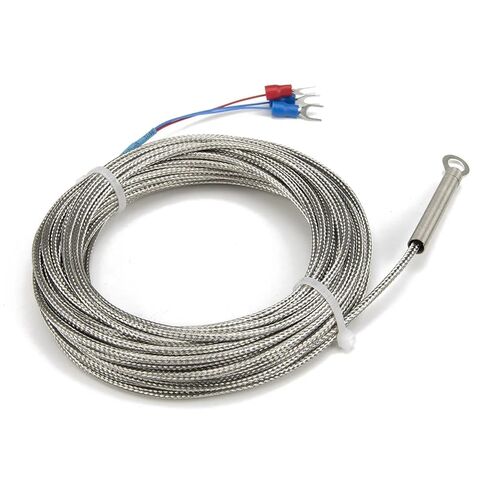 FTARR01 PT100 Type 10m Metal screening Cable 6mm 5mm Diameter Hole Ring Head RTD Temperature Sensor(6mm Hole) in Saudi Arabia