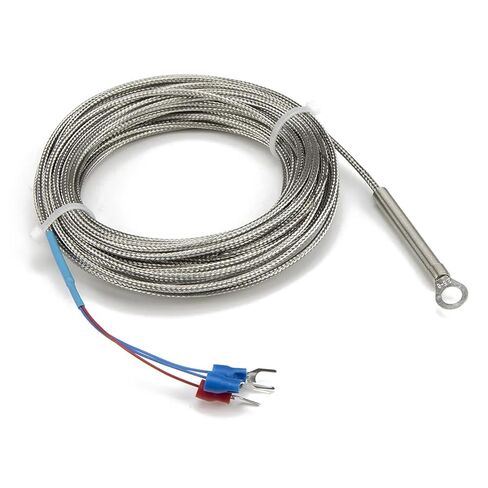 FTARR01 PT100 Type 10m Metal screening Cable 6mm 5mm Diameter Hole Ring Head RTD Temperature Sensor(6mm Hole) in Saudi Arabia
