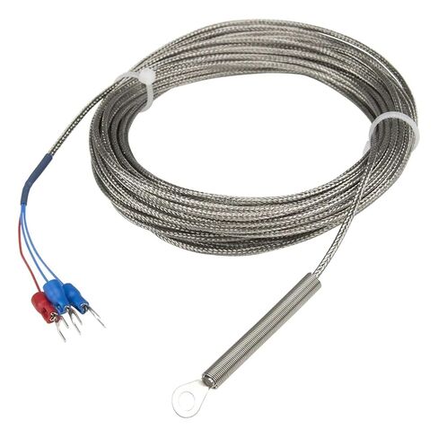 FTARR01 PT100 Type 10m Metal screening Cable 6mm 5mm Diameter Hole Ring Head RTD Temperature Sensor(6mm Hole) in Saudi Arabia