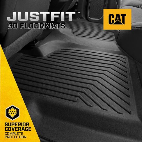 Cat® JustFit™ 3D Floor Mats for Dodge Ram 1500 Crew Cab 2009-2018, Custom Fit Floor-Liners for Dodge Ram 2500/3500 Crew Cab 2010-2018, Dodge Ram Classic 2019-2024 in Kuwait