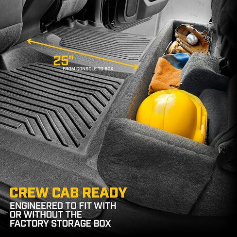 Cat® JustFit™ 3D Floor Mats for Dodge Ram 1500 Crew Cab 2009-2018, Custom Fit Floor-Liners for Dodge Ram 2500/3500 Crew Cab 2010-2018, Dodge Ram Classic 2019-2024 in Kuwait