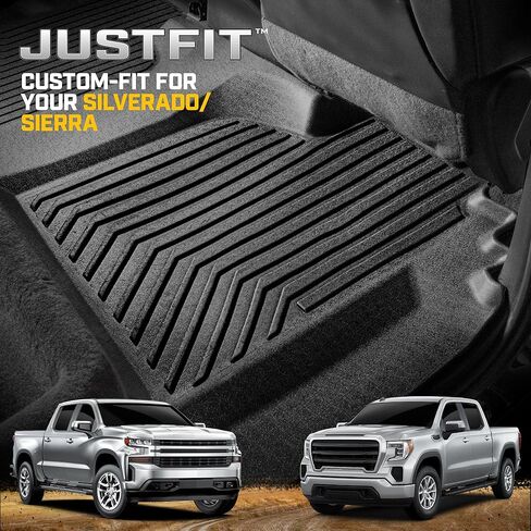Cat® JustFit™ 3D Floor Mats for Dodge Ram 1500 Crew Cab 2009-2018, Custom Fit Floor-Liners for Dodge Ram 2500/3500 Crew Cab 2010-2018, Dodge Ram Classic 2019-2024 in Kuwait