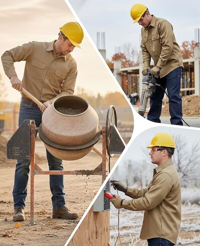 KONRECO FR Shirts for Men Fire Resistant Button Down Work Shirt 100% Cotton 6.5oz Lightweight Welding Shirts in Kuwait