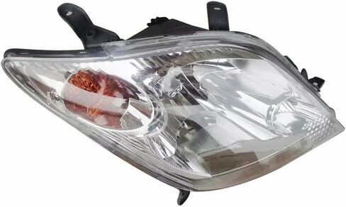 Front Halogen Headlight Assembly Compatible Left+Right Side Driver & Passenger Head Lights Direct Replacement Headlamps Perfect Match Car Assy Set for 2004 2005 Toyota Scion xA (Left+Right) in Saudi Arabia