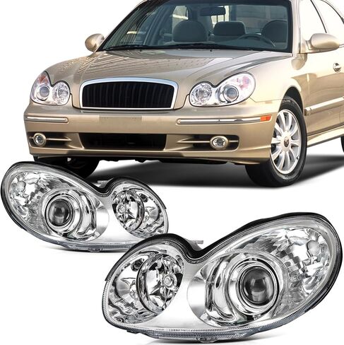 SCITOO Headlight Assembly Fit for Hyundai Elantra 2017-2018 Left Headlamp OE:92101F3000 in Saudi Arabia
