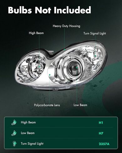 SCITOO Headlight Assembly Fit for Hyundai Elantra 2017-2018 Left Headlamp OE:92101F3000 in Saudi Arabia