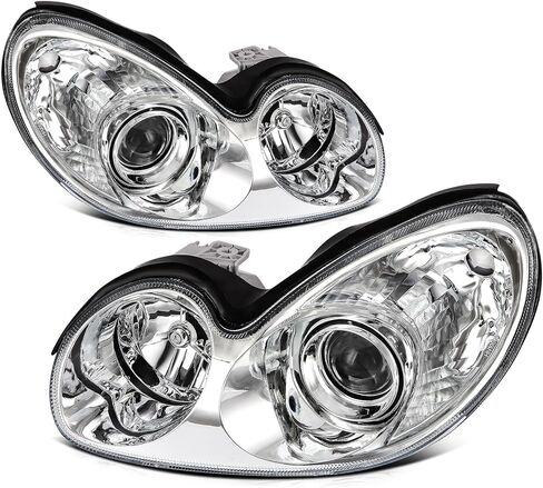 SCITOO Headlight Assembly Fit for Hyundai Elantra 2017-2018 Left Headlamp OE:92101F3000 in Saudi Arabia