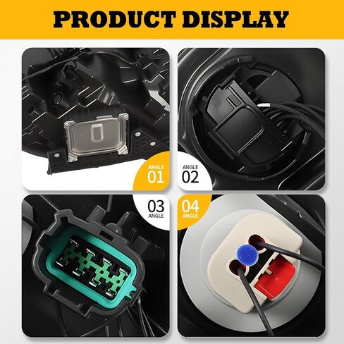 Passenger Side Headlight Assembly Compatible with 2020 2021 2022 Sentra SR/S/SV Headlamp 26010-6LB5A NI2503277 (Right) in Saudi Arabia