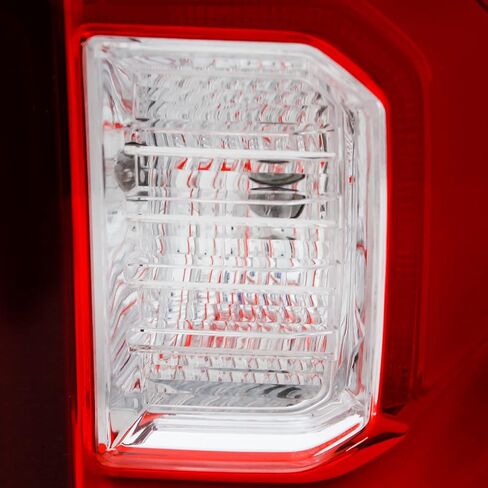 AKKON - Fit 2016 2017 2018 Chevy Silverado 1500 LTZ بيك اب شاحنة LED ضوء خلفي أحمر واضح للسائق + استبدال الركاب in Saudi Arabia