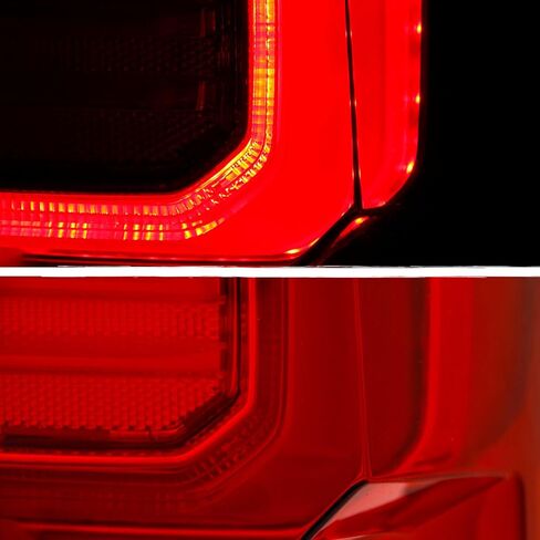 AKKON - Fit 2016 2017 2018 Chevy Silverado 1500 LTZ بيك اب شاحنة LED ضوء خلفي أحمر واضح للسائق + استبدال الركاب in Saudi Arabia