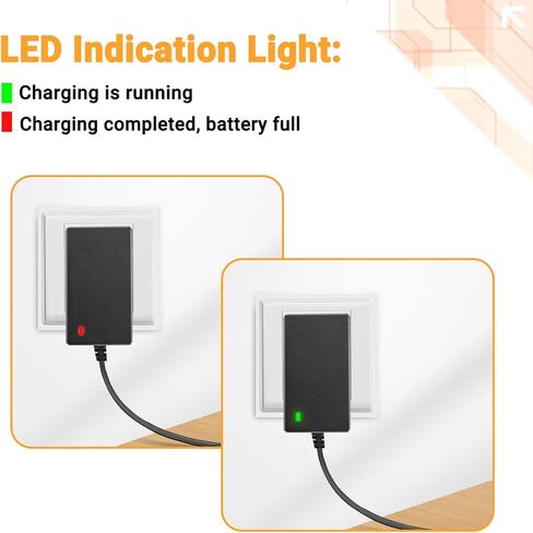 Shentec 18V/1.5A Lithium Battery Charger UC18YSL3SM Compatible with 18V Metabo 333353M 339782M 338890M 371751M 6.25457.00 6.25459 6.25468 6.25469.00 6.25499.00 6.25527 Lithium-Ion Slide Style Battery in Saudi Arabia