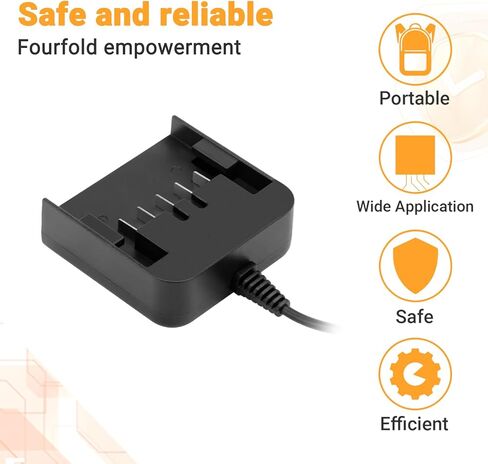 Shentec 18V/1.5A Lithium Battery Charger UC18YSL3SM Compatible with 18V Metabo 333353M 339782M 338890M 371751M 6.25457.00 6.25459 6.25468 6.25469.00 6.25499.00 6.25527 Lithium-Ion Slide Style Battery in Saudi Arabia