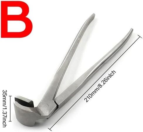 New Leather Edge Adjustment Press Flatten Plier Clamp For Handbag Leather Bag Making Pliers DIY Hand Tools Fixed Clamp Pliers (B) in Saudi Arabia