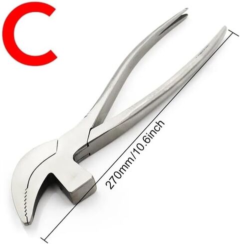 New Leather Edge Adjustment Press Flatten Plier Clamp For Handbag Leather Bag Making Pliers DIY Hand Tools Fixed Clamp Pliers (B) in Saudi Arabia