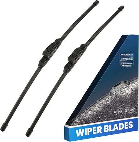 KAX 2PCS 22"+22" Automotive Replacement Front Windshield Wiper Blades Fits for 2014-2018 Silverado 1500/Silverado 2500 HD,2007-2013 Tahoe/Suburban 1500/Yukon/Yukon XL 1500 Top Lock in Saudi Arabia