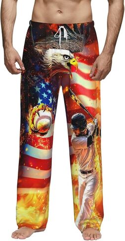 Mens Pajama Pants for Men, Men's Sleep Lounge Pants Bottoms with Pockets，Funny Pjs Sleepwear Gifts for Men in Saudi Arabia