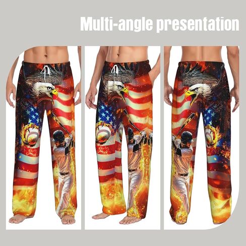 Mens Pajama Pants for Men, Men's Sleep Lounge Pants Bottoms with Pockets，Funny Pjs Sleepwear Gifts for Men in Saudi Arabia
