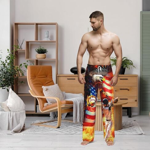 Mens Pajama Pants for Men, Men's Sleep Lounge Pants Bottoms with Pockets，Funny Pjs Sleepwear Gifts for Men in Saudi Arabia
