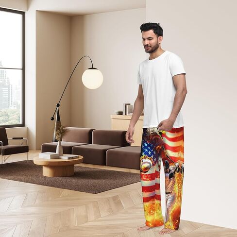 Mens Pajama Pants for Men, Men's Sleep Lounge Pants Bottoms with Pockets，Funny Pjs Sleepwear Gifts for Men in Saudi Arabia