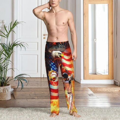 Mens Pajama Pants for Men, Men's Sleep Lounge Pants Bottoms with Pockets，Funny Pjs Sleepwear Gifts for Men in Saudi Arabia