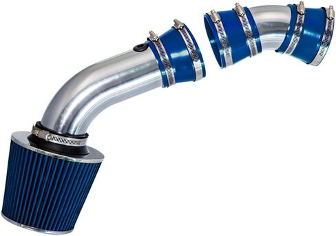 Rtunes Racing Short Ram Air Intake Kit + Filter Combo For 96-98 Silverado/Cheyenne / 96-99 Suburban/Tahoe/96-00 C/K 1500/2500/3500 V8 5.0L 5.7L (2 PCS) (Blue) in Saudi Arabia