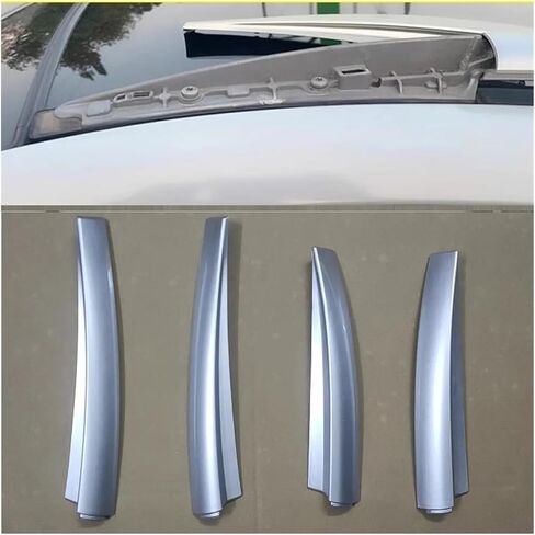 Car Roof Rack Cover Compatible for Nissan Qashqai J11 Rogue Sport 2014~2021 Luggage Lid Bar Part Rail End Shell Cap Trim Shell Accessories(Front Right 30cm) in Saudi Arabia