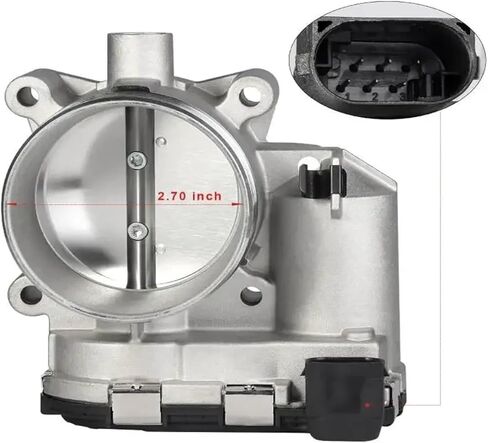 Throttle Valve Compatible With Volvo XC90 C70 S60 S80 V70 XC70 2.4 2.5L L5 6 Body Acceleration Compatible With Bosch 0280750131 30711554 8677658 8677867 in Saudi Arabia