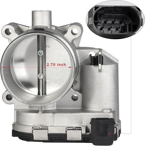 Throttle Valve Compatible With Volvo XC90 C70 S60 S80 V70 XC70 2.4 2.5L L5 6 Body Acceleration Compatible With Bosch 0280750131 30711554 8677658 8677867 in Saudi Arabia