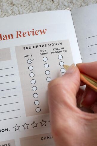 Strategic By Design Business Planner A5 Undated - Business Planner For Entrepreneurs With Full-Year Reflection Pages, Quarterly Planning, Monthly Goals, Visualization Sections, And Coaching Prompts In Linen [Beige] in Saudi Arabia