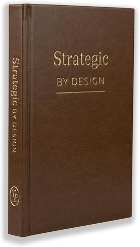 Strategic By Design Business Planner A5 Undated - Business Planner For Entrepreneurs With Full-Year Reflection Pages, Quarterly Planning, Monthly Goals, Visualization Sections, And Coaching Prompts In Linen [Beige] in Saudi Arabia