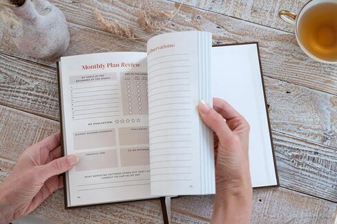 Strategic By Design Business Planner A5 Undated - Business Planner For Entrepreneurs With Full-Year Reflection Pages, Quarterly Planning, Monthly Goals, Visualization Sections, And Coaching Prompts In Linen [Beige] in Saudi Arabia