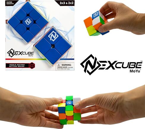 Goliath NexCube 3x3 Classic - Stickerless Speed Cube - Super Smooth Technology Unlocks Super Speed to Break Records! - Multicolor in Kuwait