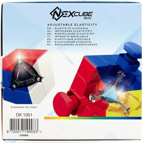 Goliath NexCube 3x3 Classic - Stickerless Speed Cube - Super Smooth Technology Unlocks Super Speed to Break Records! - Multicolor in Kuwait