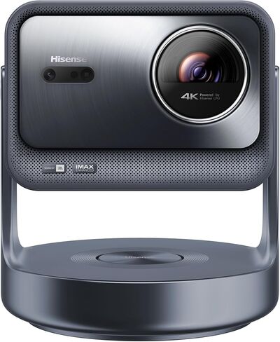 Hisense C2 Ultra، جهاز عرض محمول ذكي ثلاثي الليزر، 4K UHD، 3000 لومن، 65 بوصة - 300 بوصة، Dolby Vision، IMAX محسن، صوت من JBL، متضمن Netflix، مصمم لأجهزة Xbox، تكبير بصري (متجدد) in Saudi Arabia