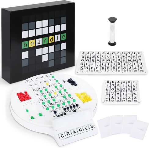– Wordle-Inspired Word Game Board for Adults, Families & Couples | 2-Player Word Puzzle Board Game, Educational Vocabulary Challenge, Fun for Family Game Night in Saudi Arabia