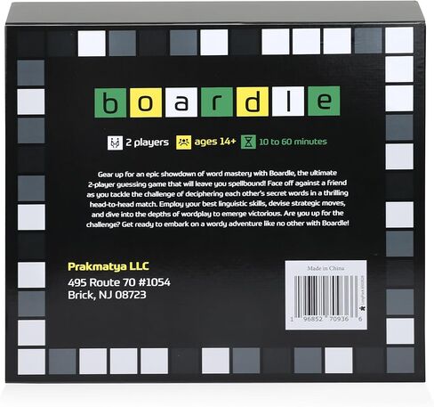 – Wordle-Inspired Word Game Board for Adults, Families & Couples | 2-Player Word Puzzle Board Game, Educational Vocabulary Challenge, Fun for Family Game Night in Saudi Arabia