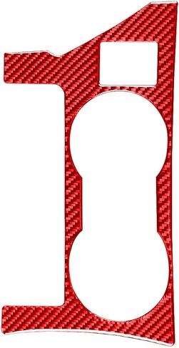Compatible with Toyota Corolla 2014 2015 2016 2017 2018 Car Driver Rudder Lower Cover Trim Carbon Fiber Auto Interior Red in Saudi Arabia