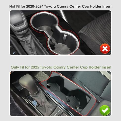 منظم وحدة التحكم المركزية xotic tech متوافق مع Toyota Camry 2025 2026، وحدة التحكم الوسطى، صينية مقسمة، ناقل الحركة، ملحقات حاوية صندوق التخزين الثانوية in Saudi Arabia