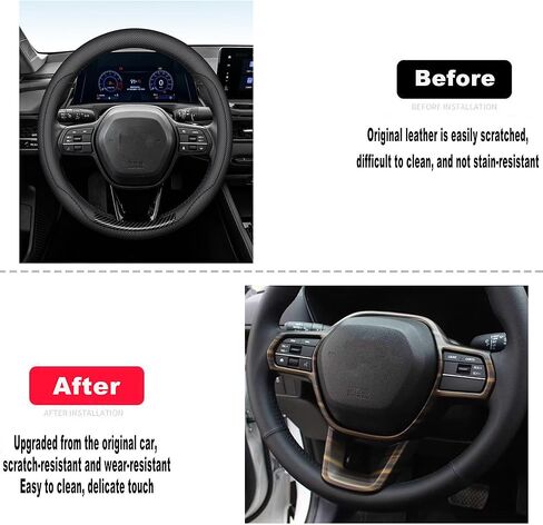 Peach Wood Grain ABS Full Interior Trim Kit for Honda CRV CR-V 2023 2024 2025 2026 Set Including Dashboard Center Console Air Vent Upper Air Outlet Steering Wheel Decorative Accessories - 5pcs in Saudi Arabia