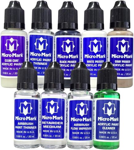 Micro-Mark Essentials Plus Acrylic Paint Set in Kuwait