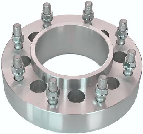 ezaccessory 2 Hub Centric Wheel Adapters 8x170 to 8x200 Thickness 2 Inch for Ford Super Duty Dually Wheels in Saudi Arabia