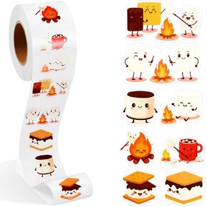 1 Roll Animal Stickers Reward Cute Space Stickers Office Supplies Incentives Sticker Animal Party Favor Decal, 500 Pcs Each Roll(Jungle Animal) in Kuwait